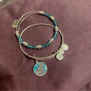 Alex and Ani Blue/Silver Nautical Bracelet Pair 🐚